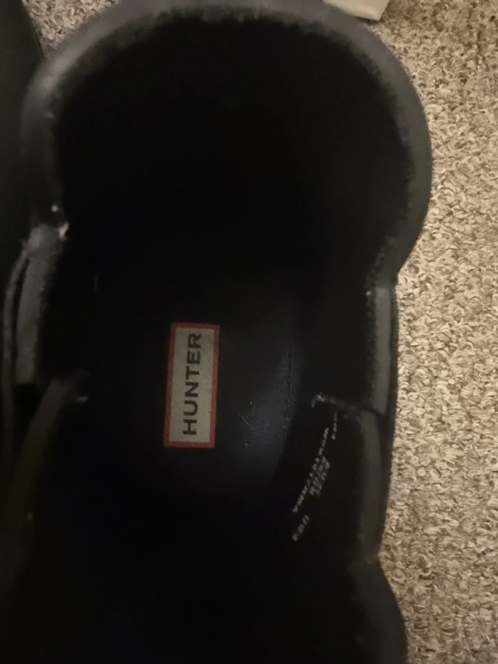 hunter Black Chelsea Rain Boots - Picture 4 of 7